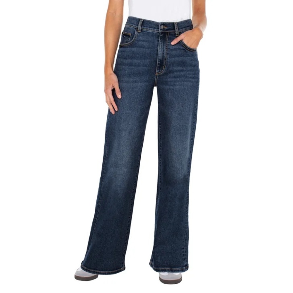 Well Worn Women’s Wide Leg Jeans Dark Wash Size 8/29 New With Tags